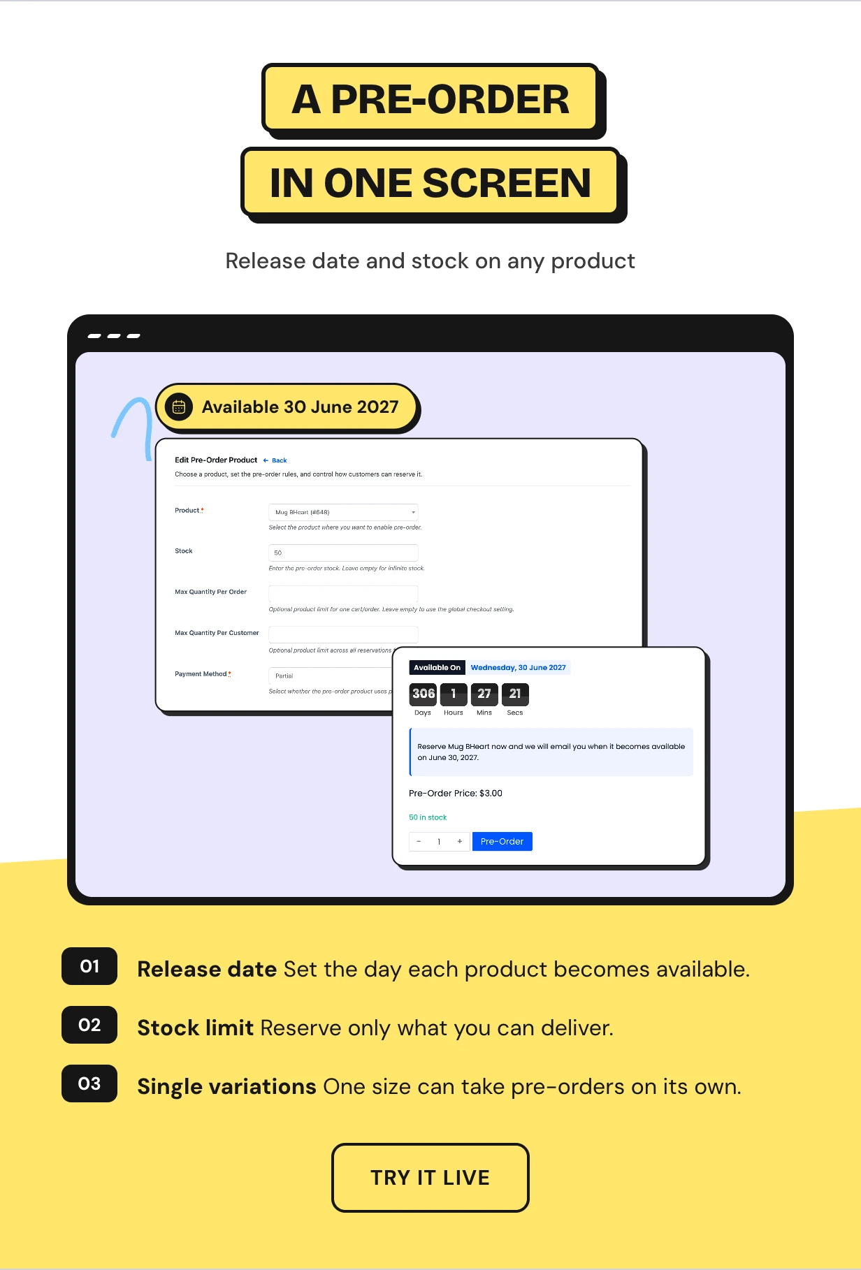 WooCommerce Pre-Order - Preorder Plugin with Deposits & Countdown | Pre Booking & Coming Soon