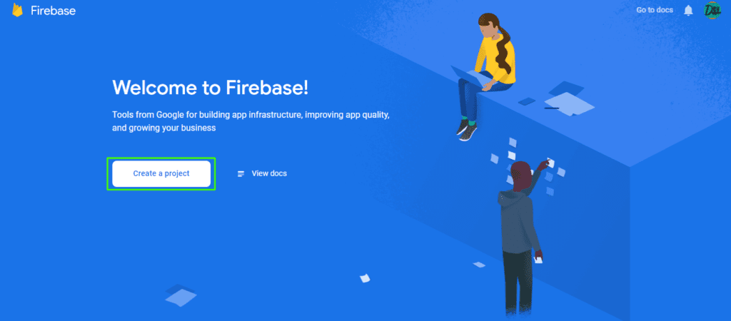 Push Notifications Firebase setup step 1