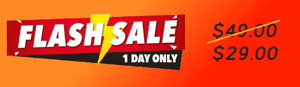 Flash Sale Harga Berjenjang WooCommerce mulai dari $49 hingga $29
