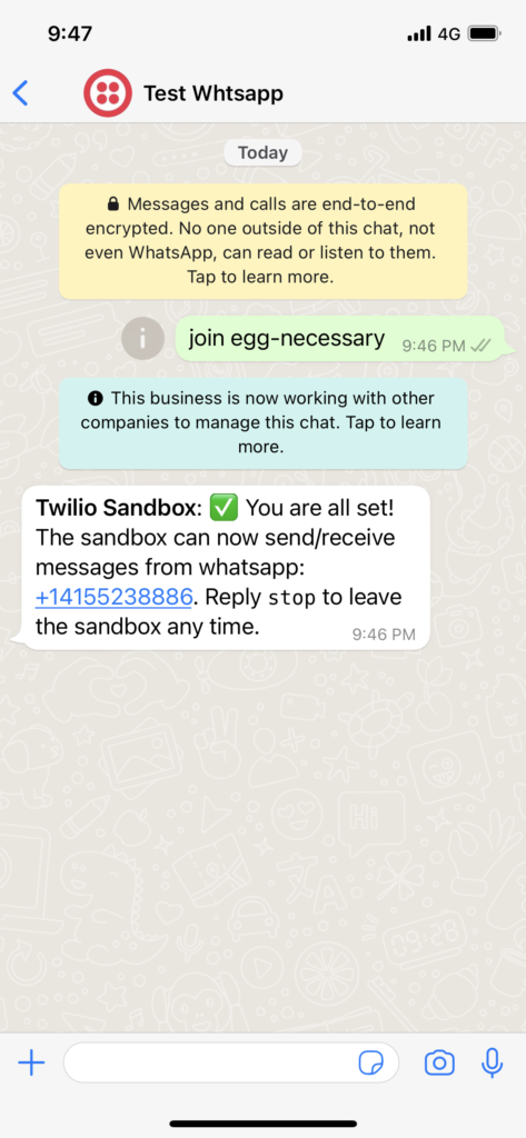 WooCommerce Ultimate WhatsApp Solution Twilio Sandbox Configuration Step 2