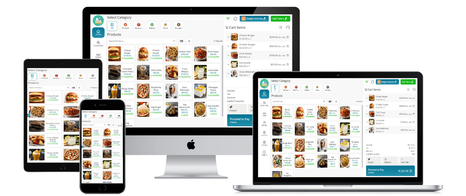 MultiPOS - Point of Sale for WCFM Marketplace Responsive Layout