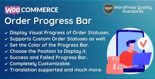 WooCommerce Order Progress Bar | Order Tracking Status