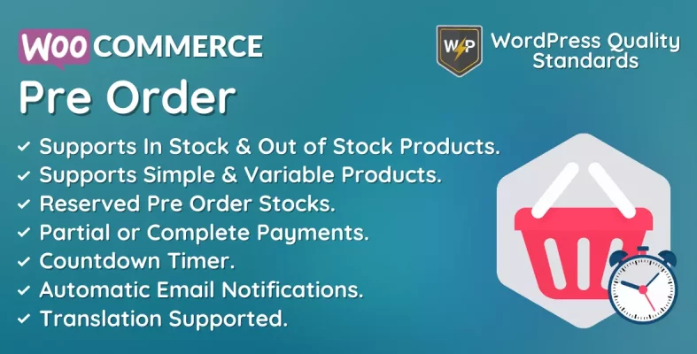 WooCommerce Pre Order | Pre Booking | Pre Release Purchase
