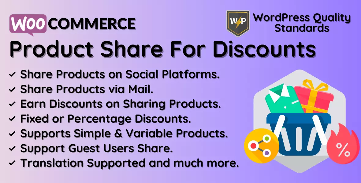 WooCommerce Product Share For Discounts | Share to Earn