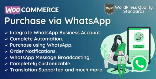 WooCommerce Purchase via WhatsApp | Order Automation