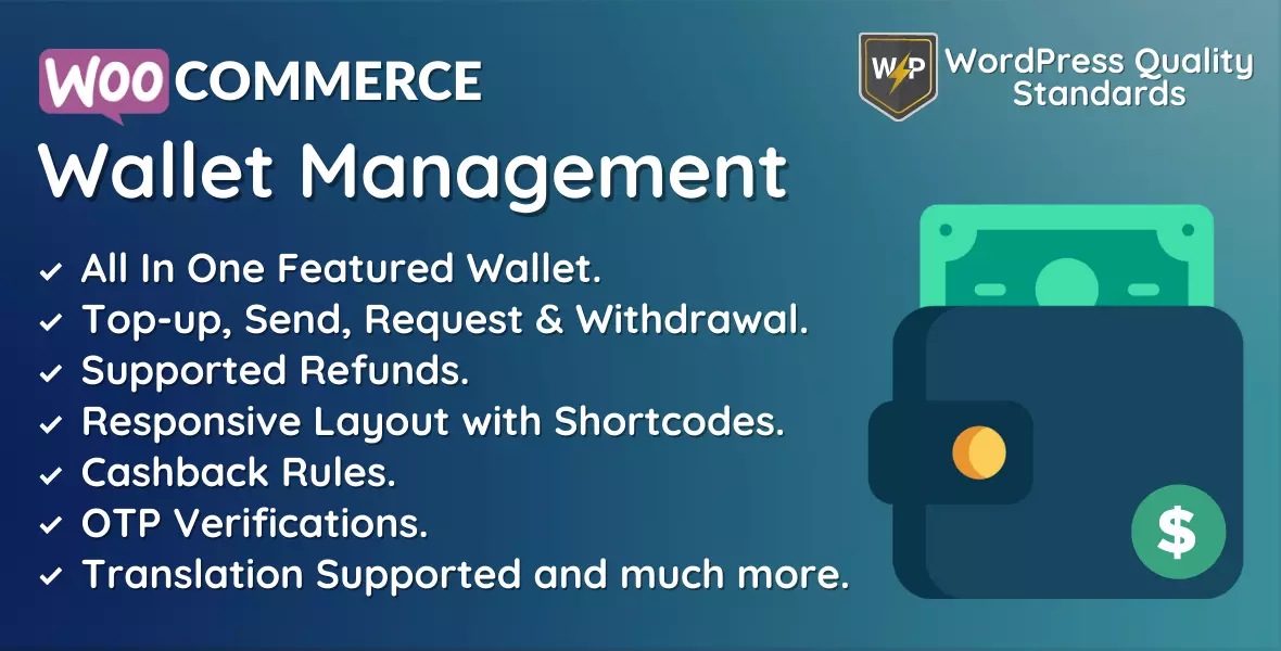 WooCommerce Wallet Management | Account Funds | E-Money