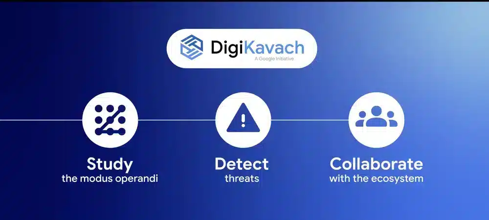 What is the Google DigiKavach Program?