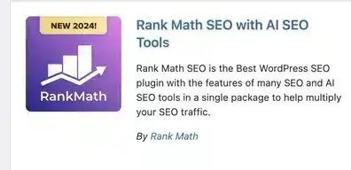 Install and activate the Rank Math SEO plugin.