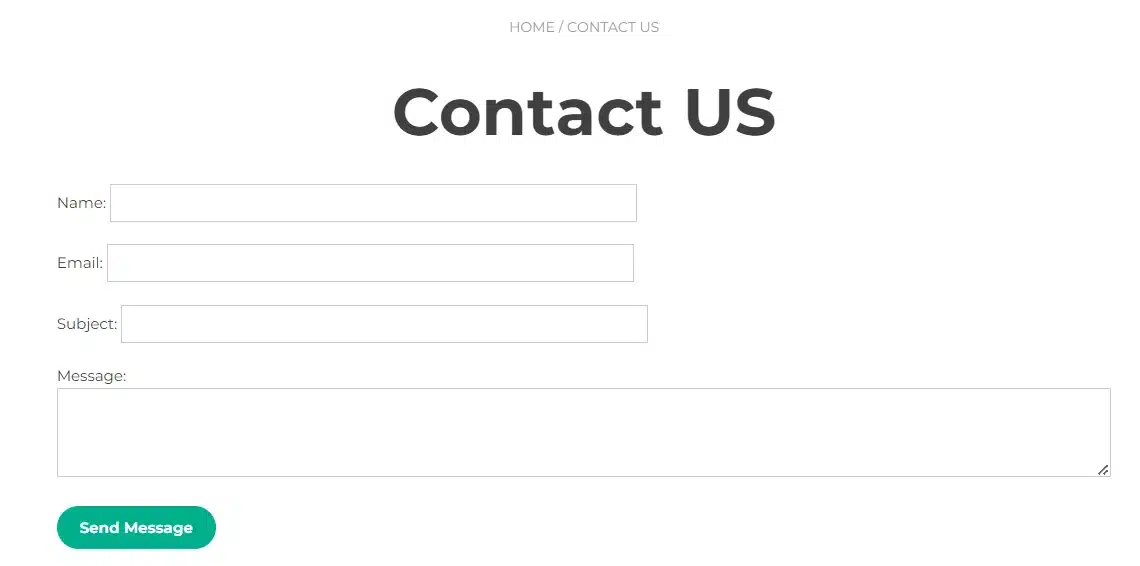 Contact Form with HTML