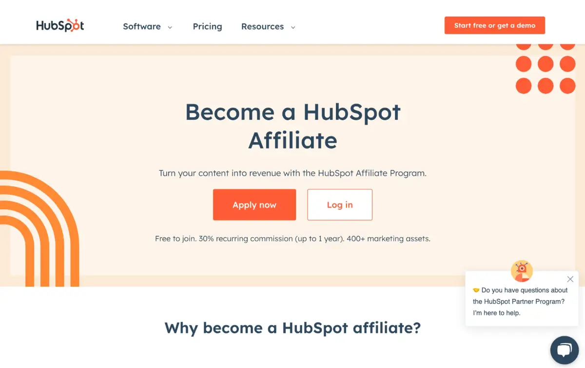 HubSpot Affiliate Program