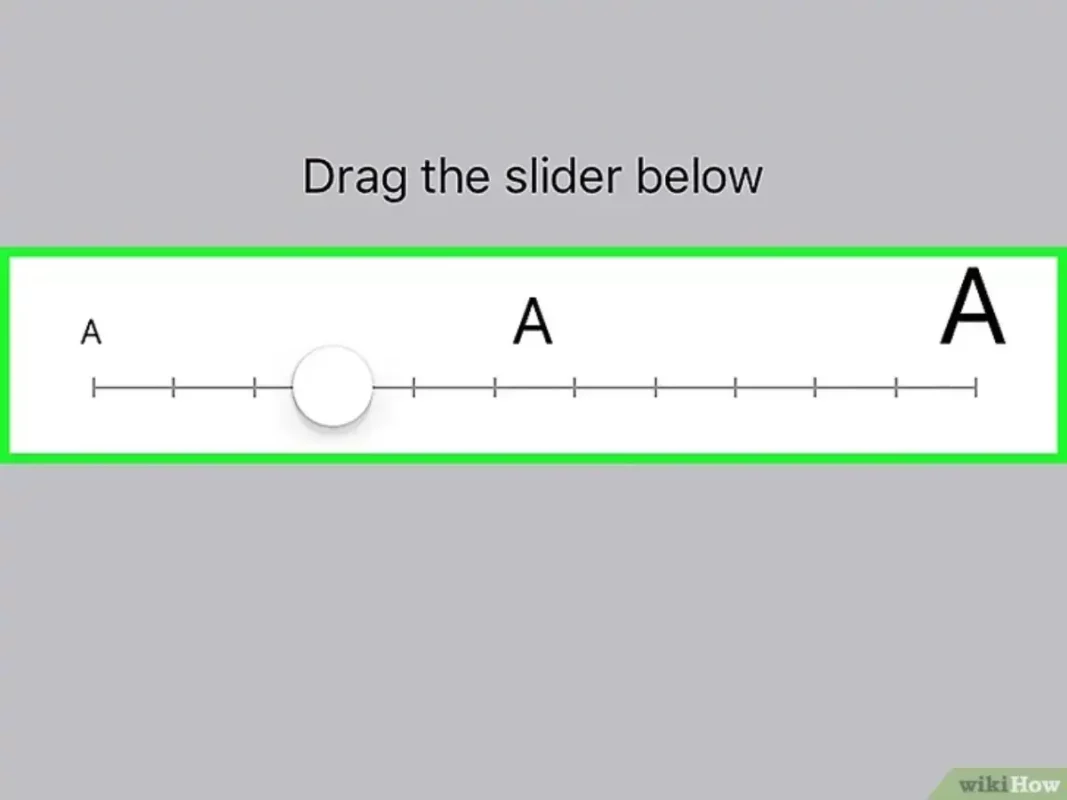 Drag the Slider