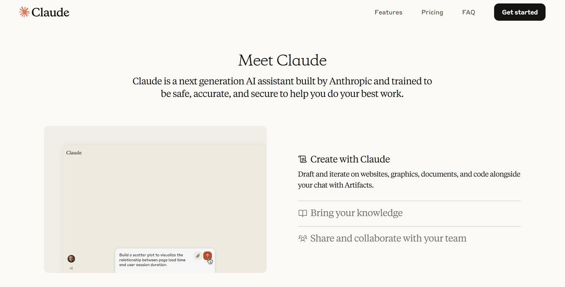 Claude AI assistant built by Anthropic