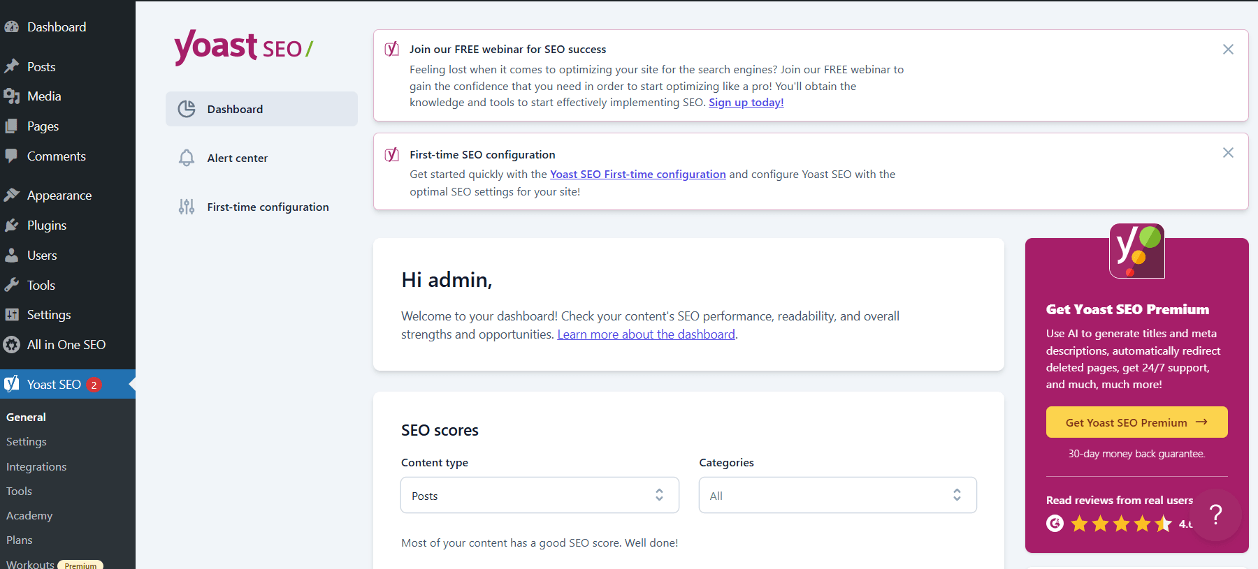 Yoast SEO general