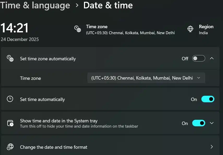 Check System Date and Time