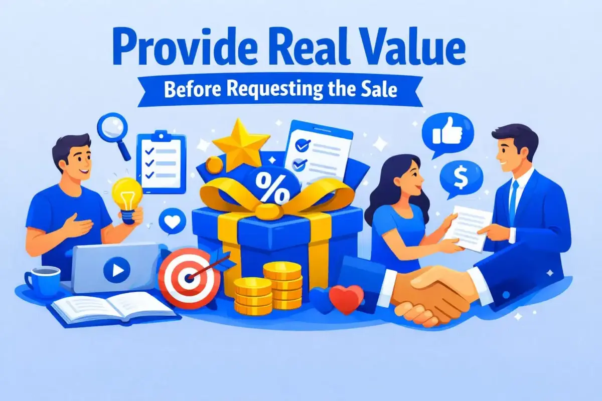 Provide Real Value Before Requesting the Sale