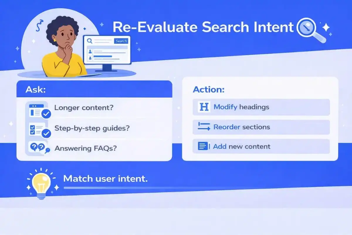 Re-Evaluate Search Intent
