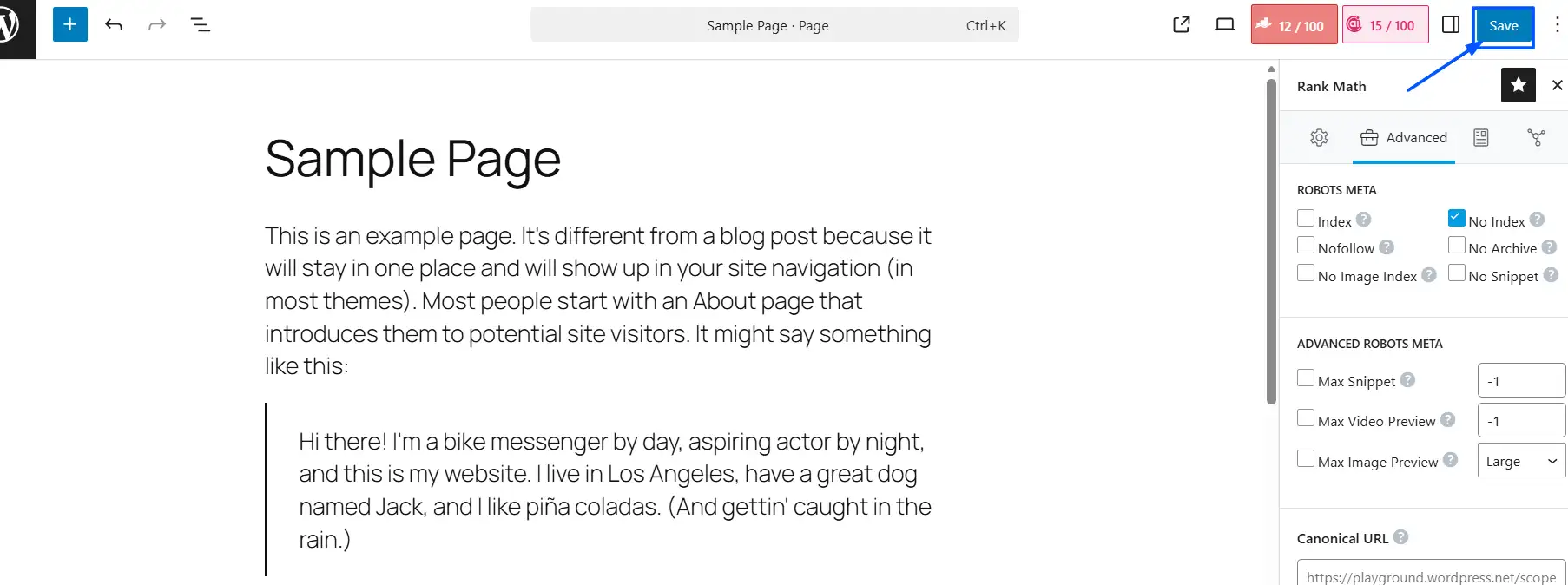 Save page