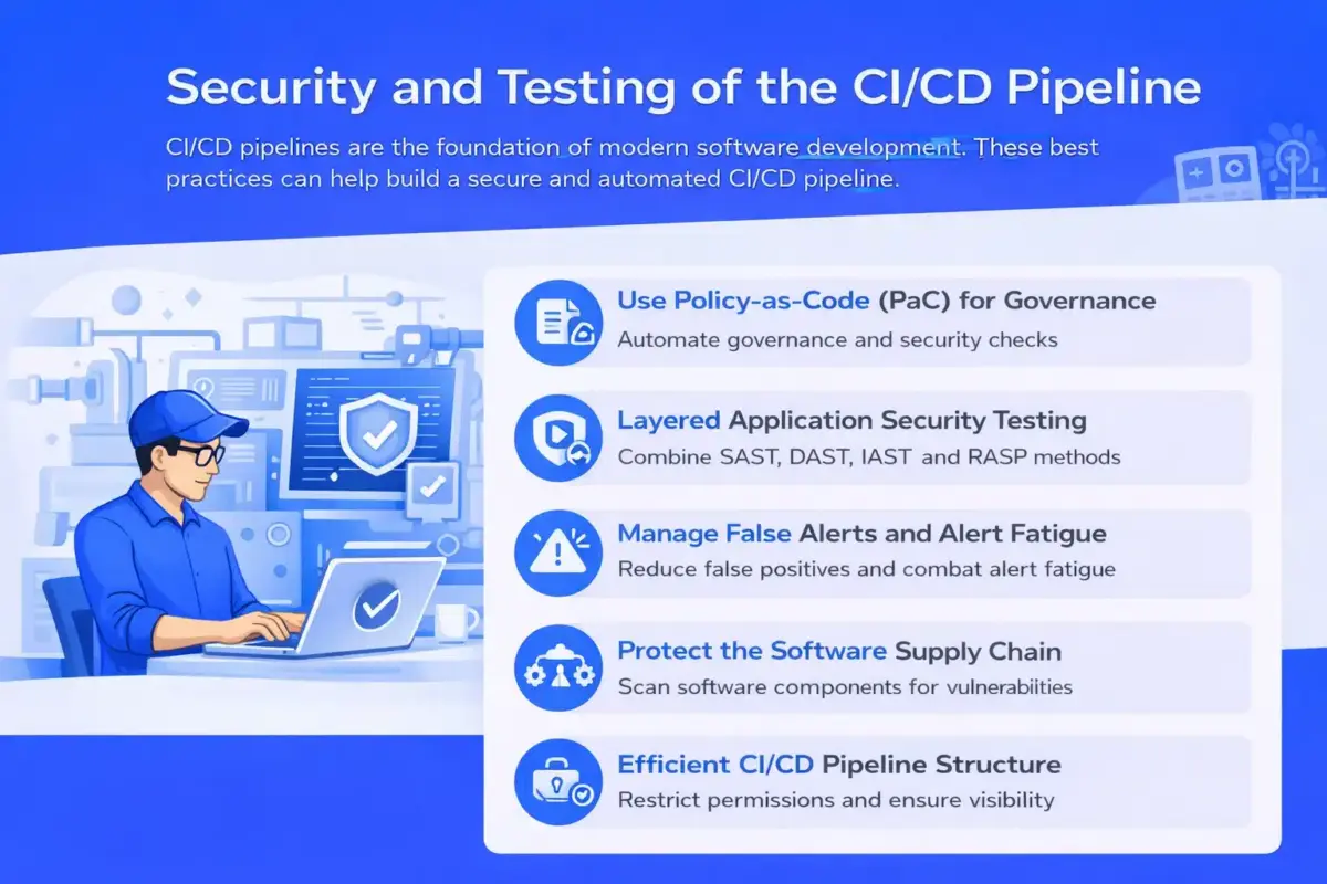 Security and Testing of the CI/CD Pipeline
