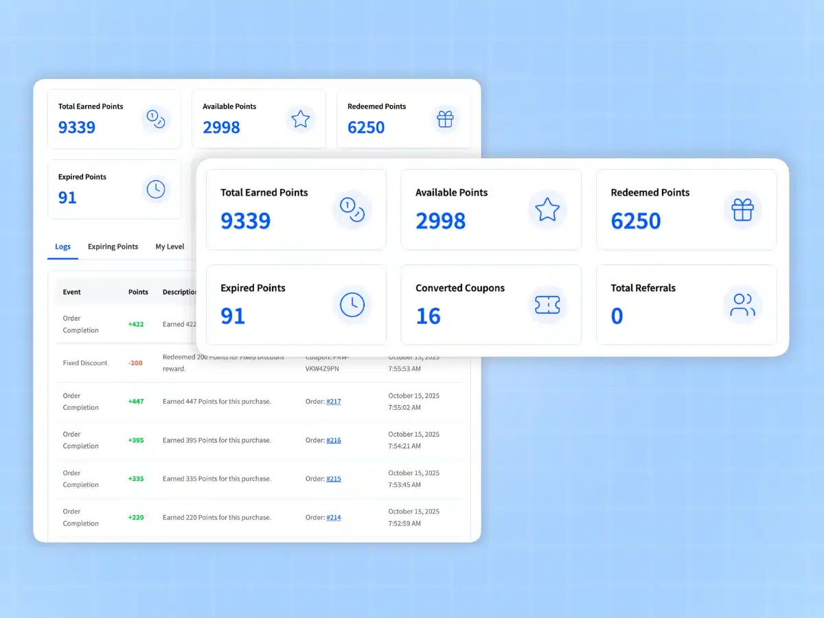 Customer Dashboard