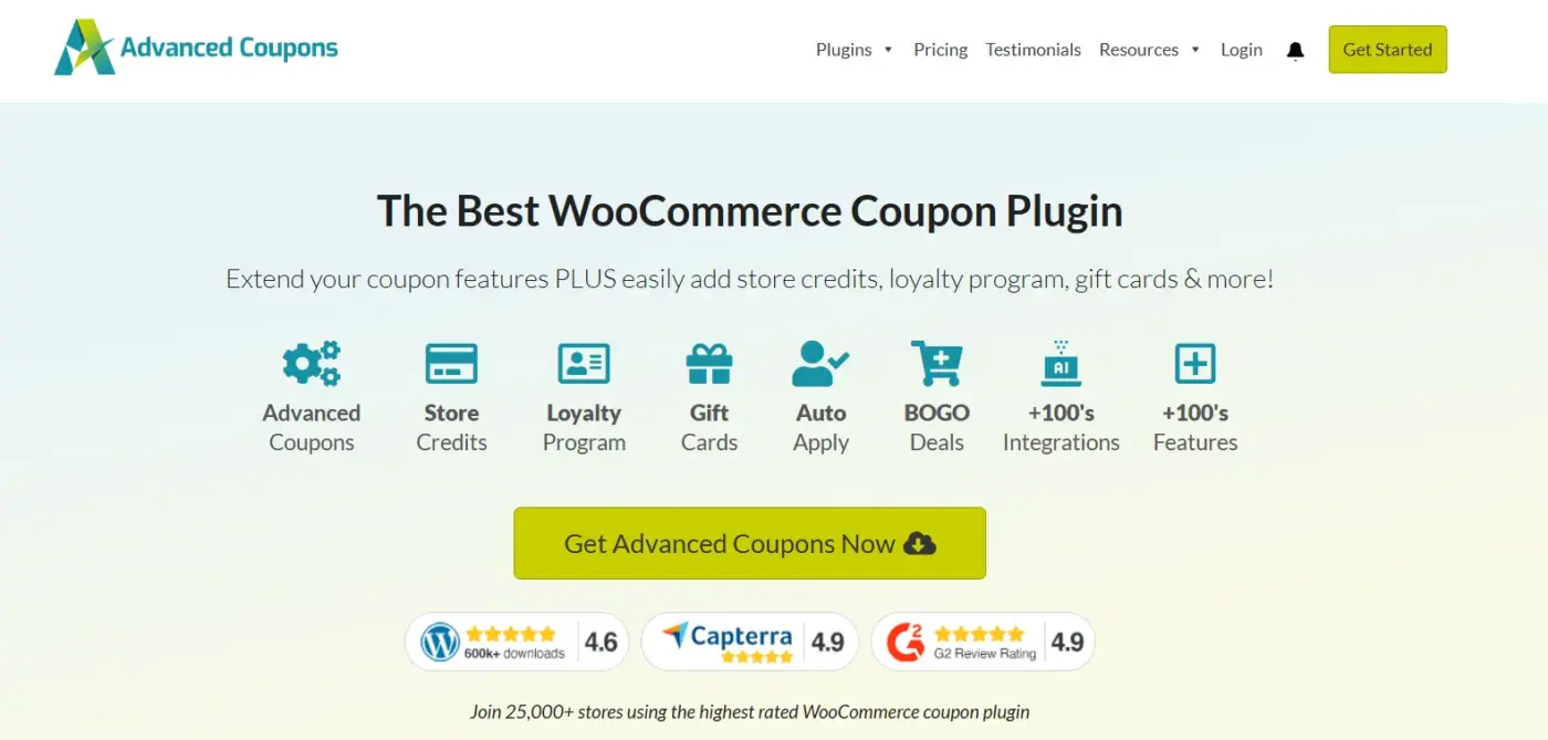 Advanced Coupons loyalty program for WooCommerce