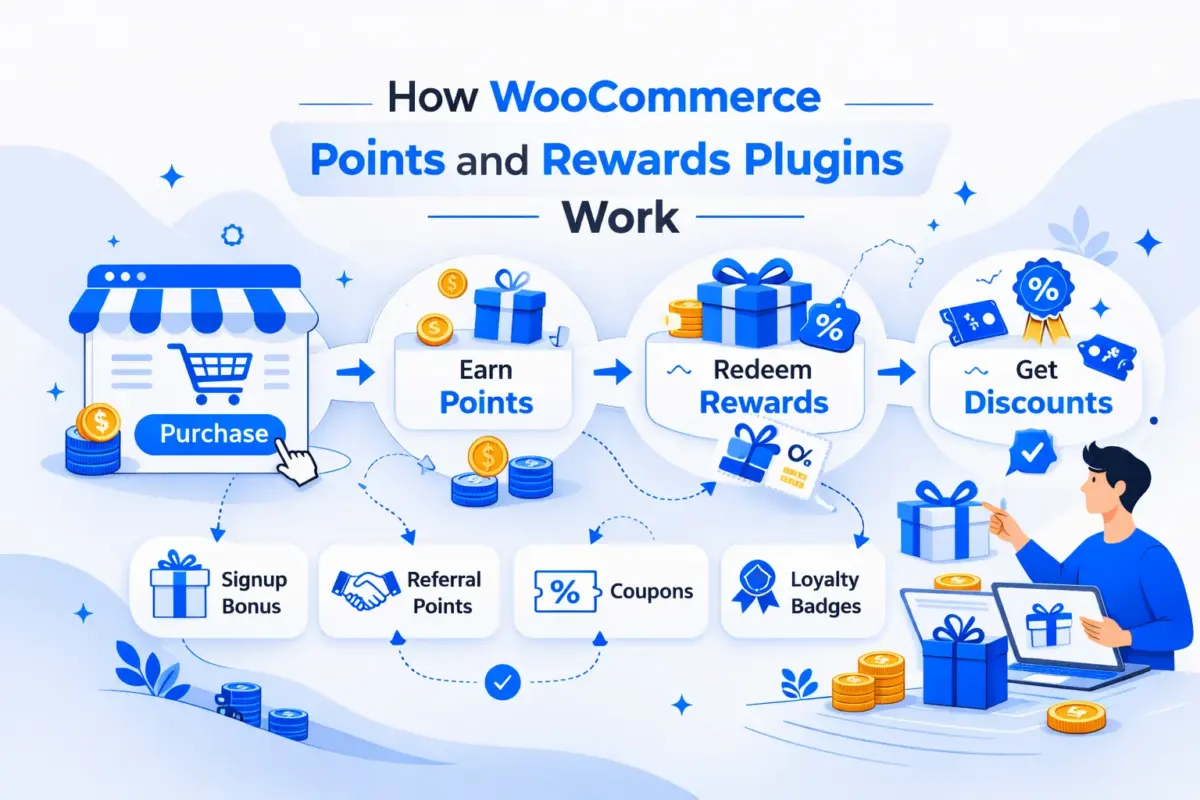 How WooCommerce points and rewards plugins work