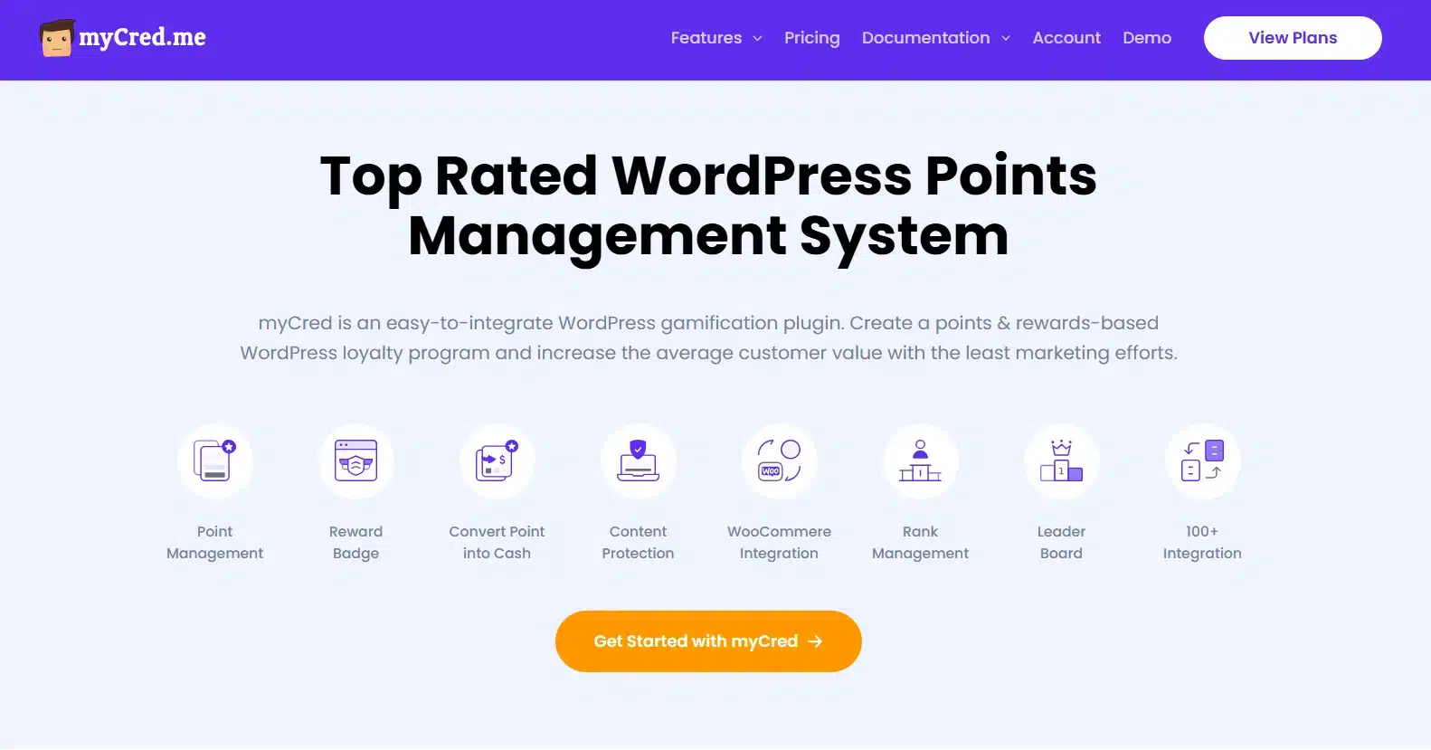 myCred WordPress points management system