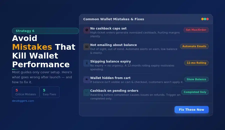Avoid the Common Mistakes That Kill Wallet Performance
