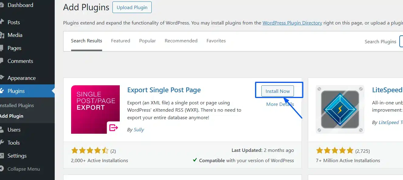 install plugin