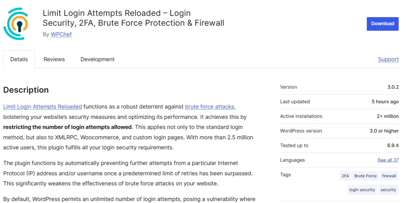 Limit Login Attempts and Block Repeated Failures