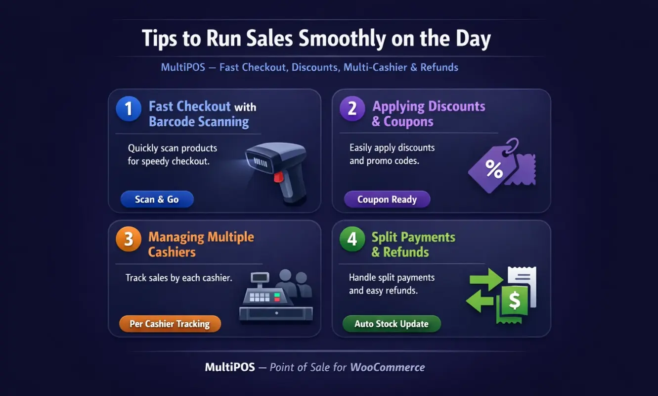 Tips to Run Sales Smoothly on the Day