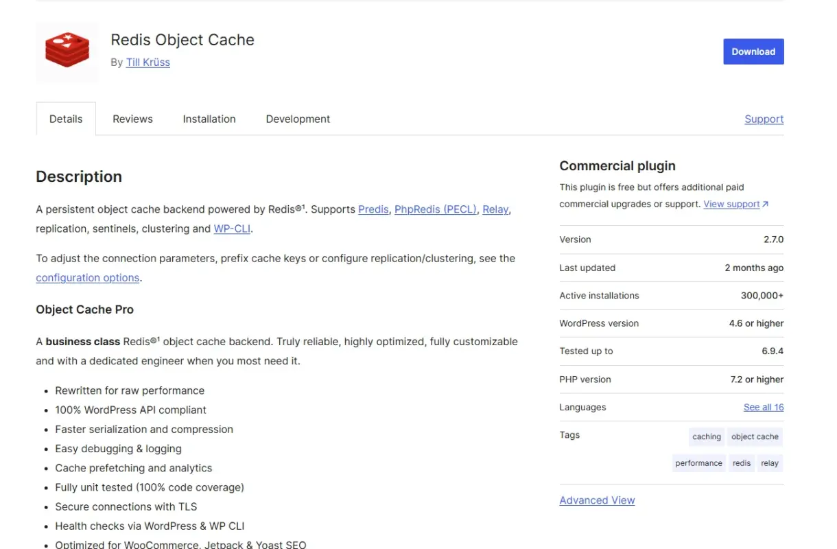 Add an active data cache with Redis