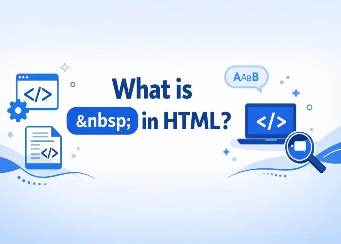 What is nbsp in HTML?