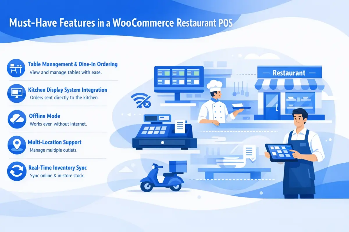 Must-Have Features in a WooCommerce Restaurant POS
