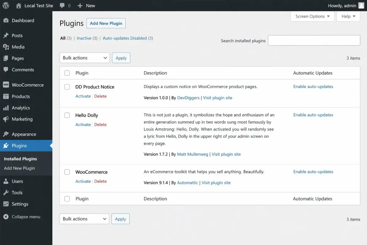 Add the Plugin Header