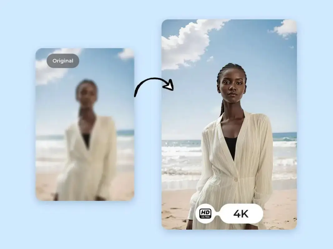 AI image enhancer