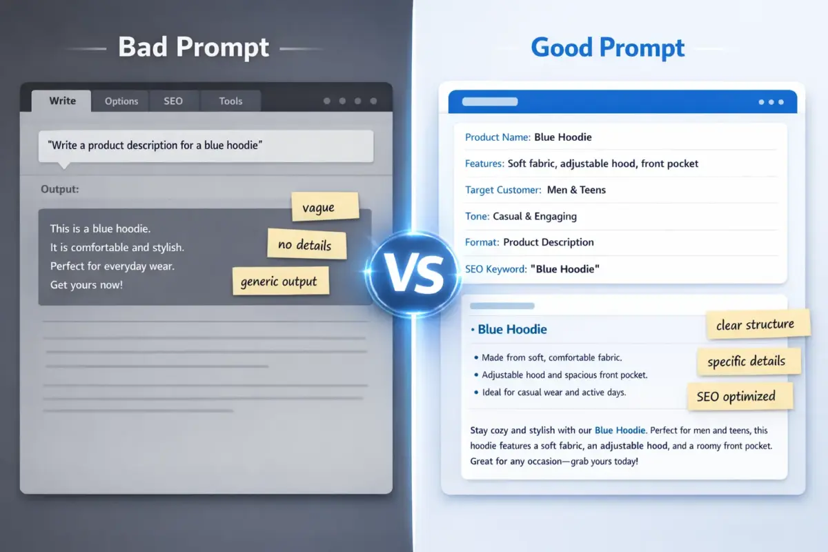 How to Write a Good AI Prompt for WooCommerce Product Descriptions