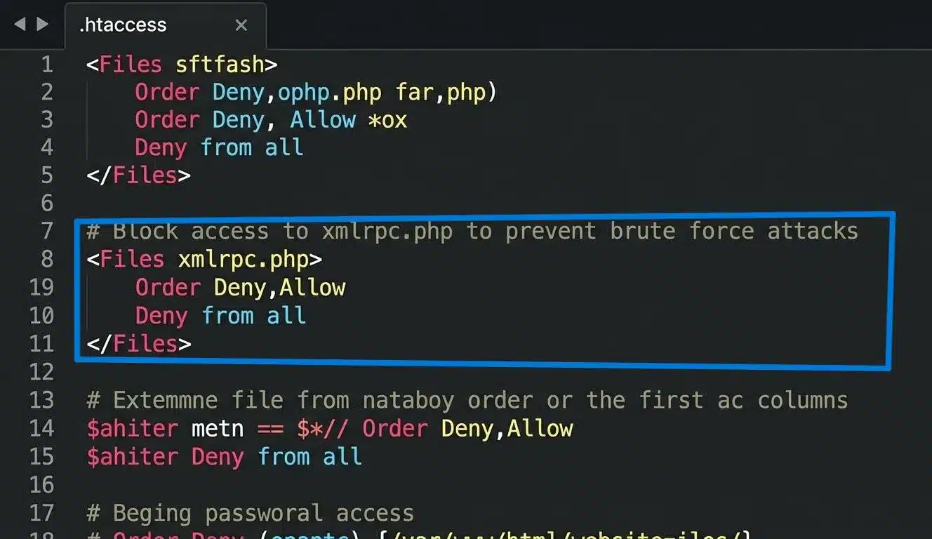 Block XML-RPC