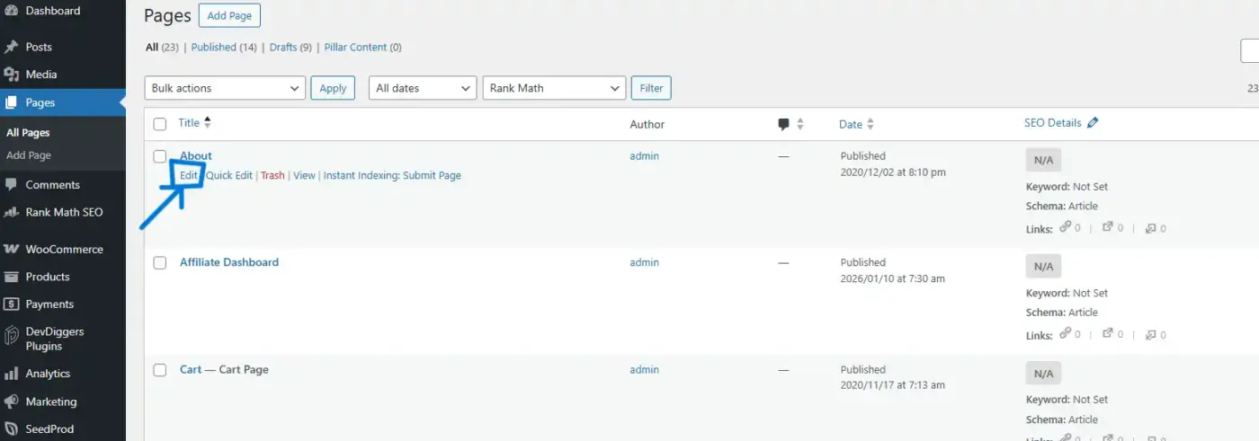 Edit the post or page in the block editor
