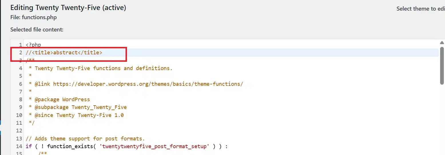 If you find something hard-coded into your theme, you can either comment it out or delete it