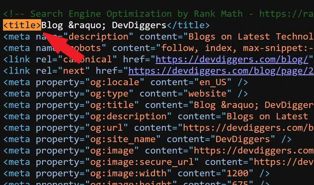 Go back to your page source code and ensure you now only have one tag appears.