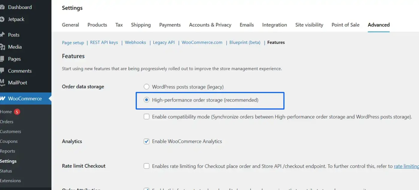 Enable HPOS for Better Performance