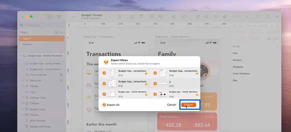 Export Sketch Assets