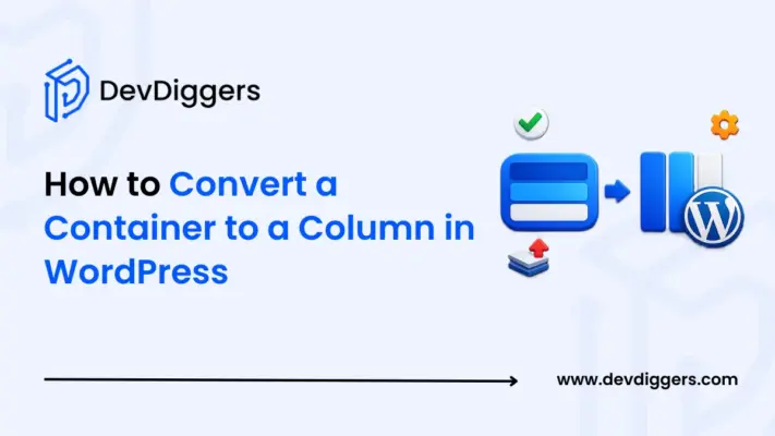 How to Convert a Container to a Column in WordPress