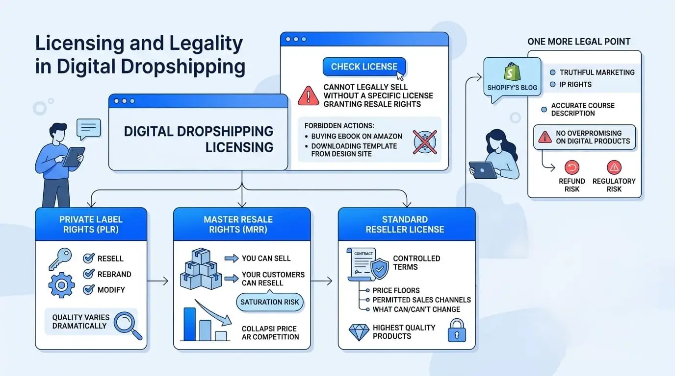 Licensing and Legality in Dropshopping