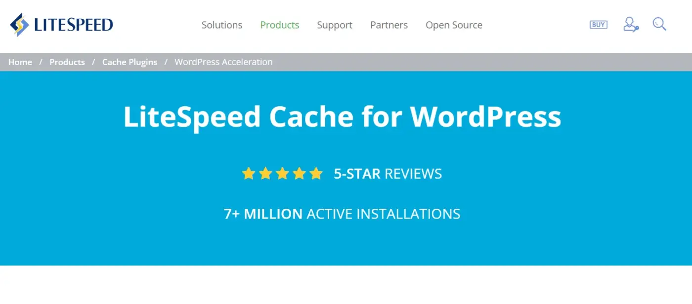 LiteSpeed Cache — Best Free Plugin
