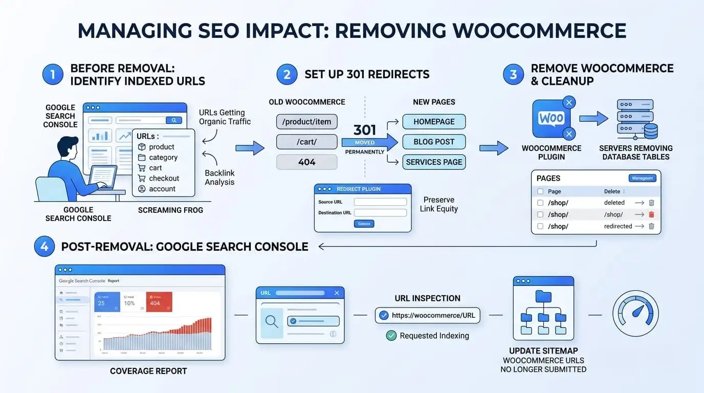 The SEO Impact of Removing WooCommerce (And How to Handle It)