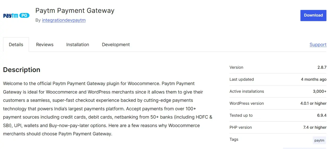Paytm Payment Gateway