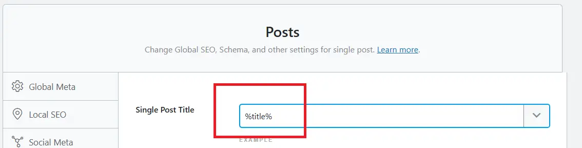 Add %page% variable to the Title field at the end of the Title Template