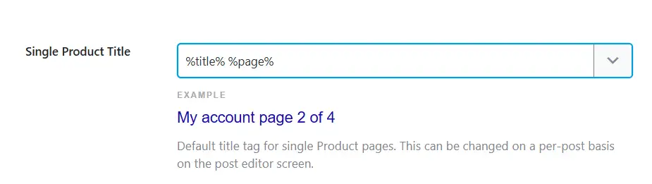 Add %title% %page% to the title template