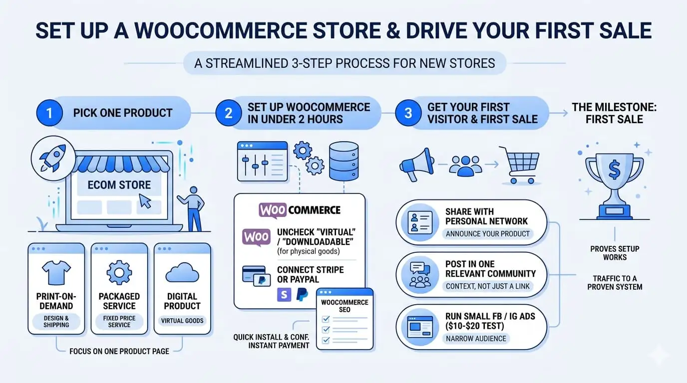 Set Up a WooCommerce Store and Drive Your First Sale
